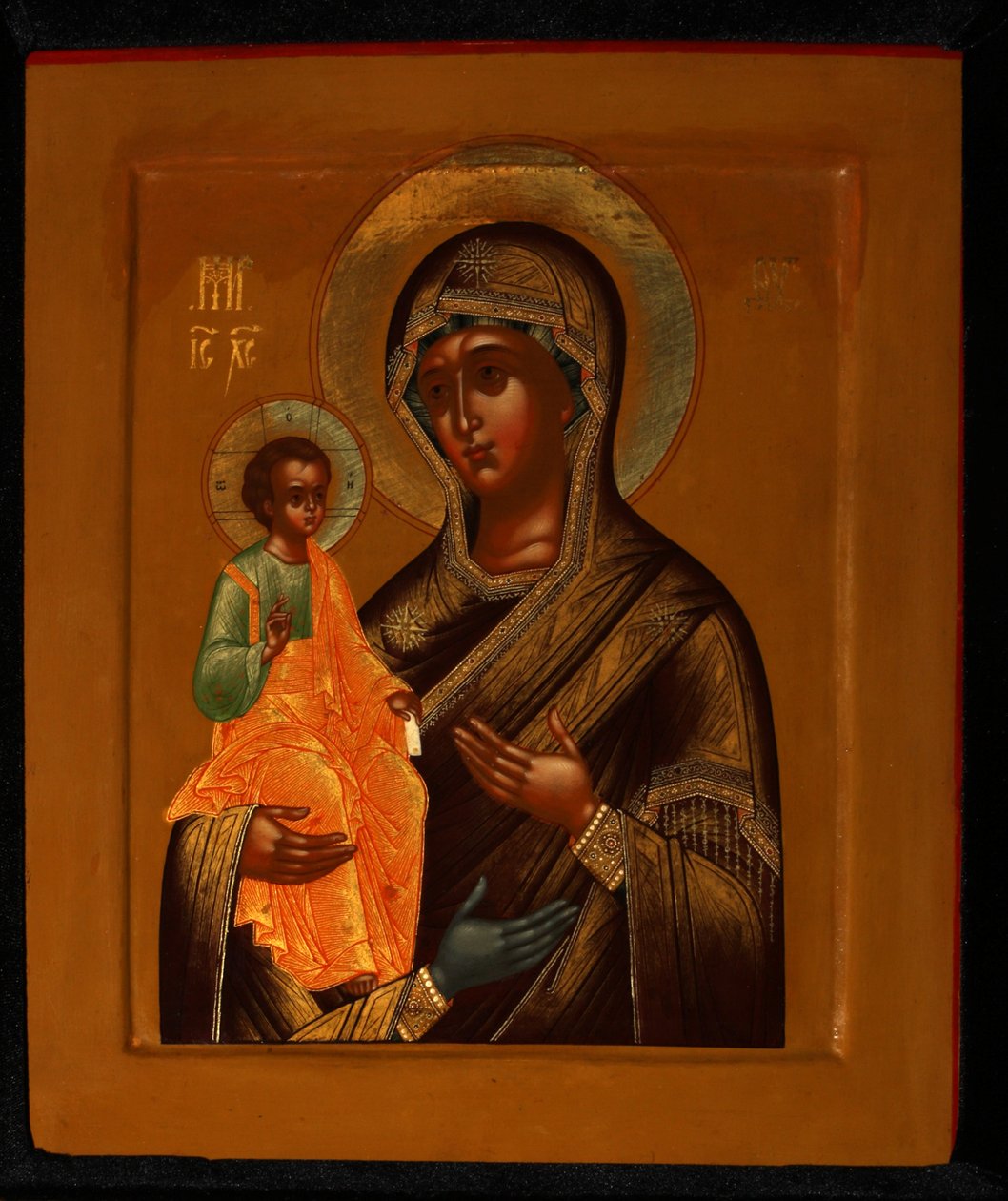 Kolmikätinen Jumalanäiti, 1900-luvun alku. tekijältä Anonymous Russian icon painter