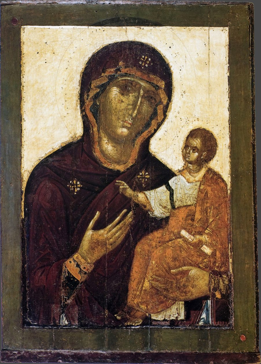 Neitsyt Hodegetria, 1100-luku tekijältä Anonymous Russian icon painter