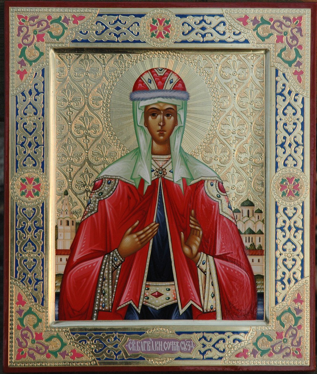 Kunnioitettava Sofia of Suzdal tekijältä Anonymous Russian icon painter