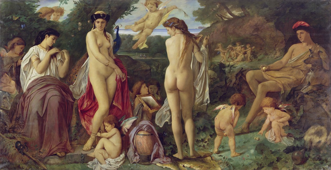 Pariisin tuomio, 1870 tekijältä Anselm Feuerbach