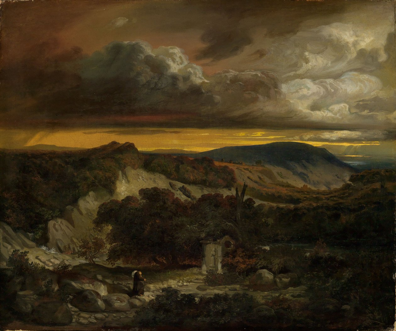 Iltamaisema, jossa erakko palaa kotiin tekijältä Anselm Feuerbach