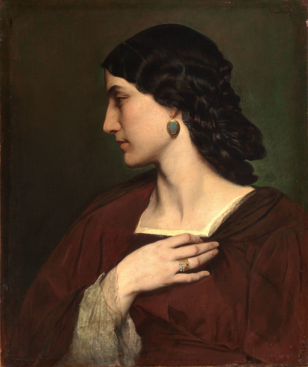 Nanna Risin muotokuva tekijältä Anselm Feuerbach