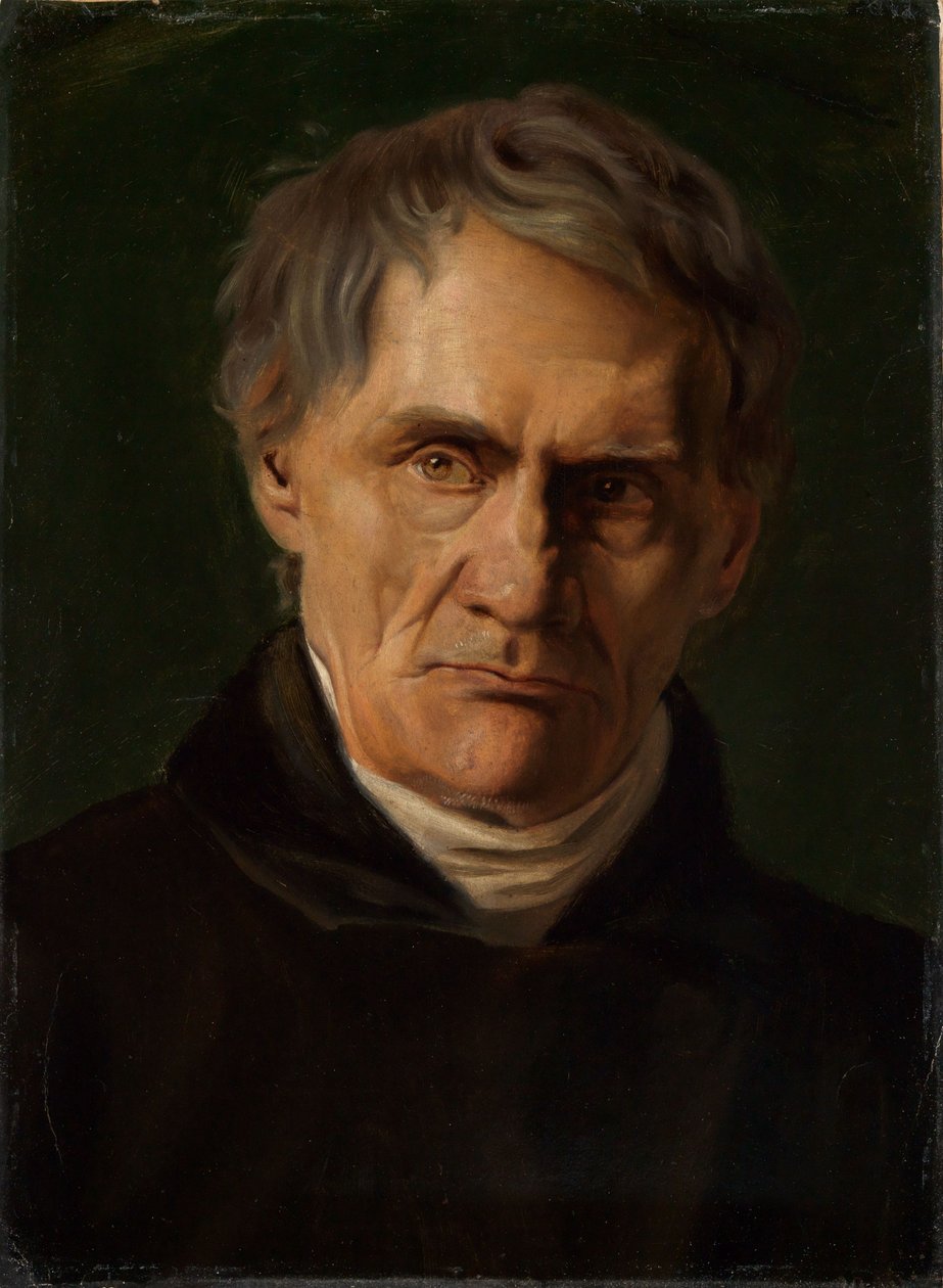 Kuva iäkkäämmästä herrasta tekijältä Anselm Feuerbach