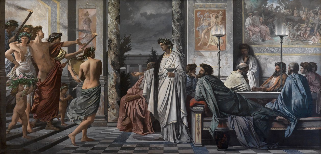 Platonin juhla-ateria tekijältä Anselm Feuerbach