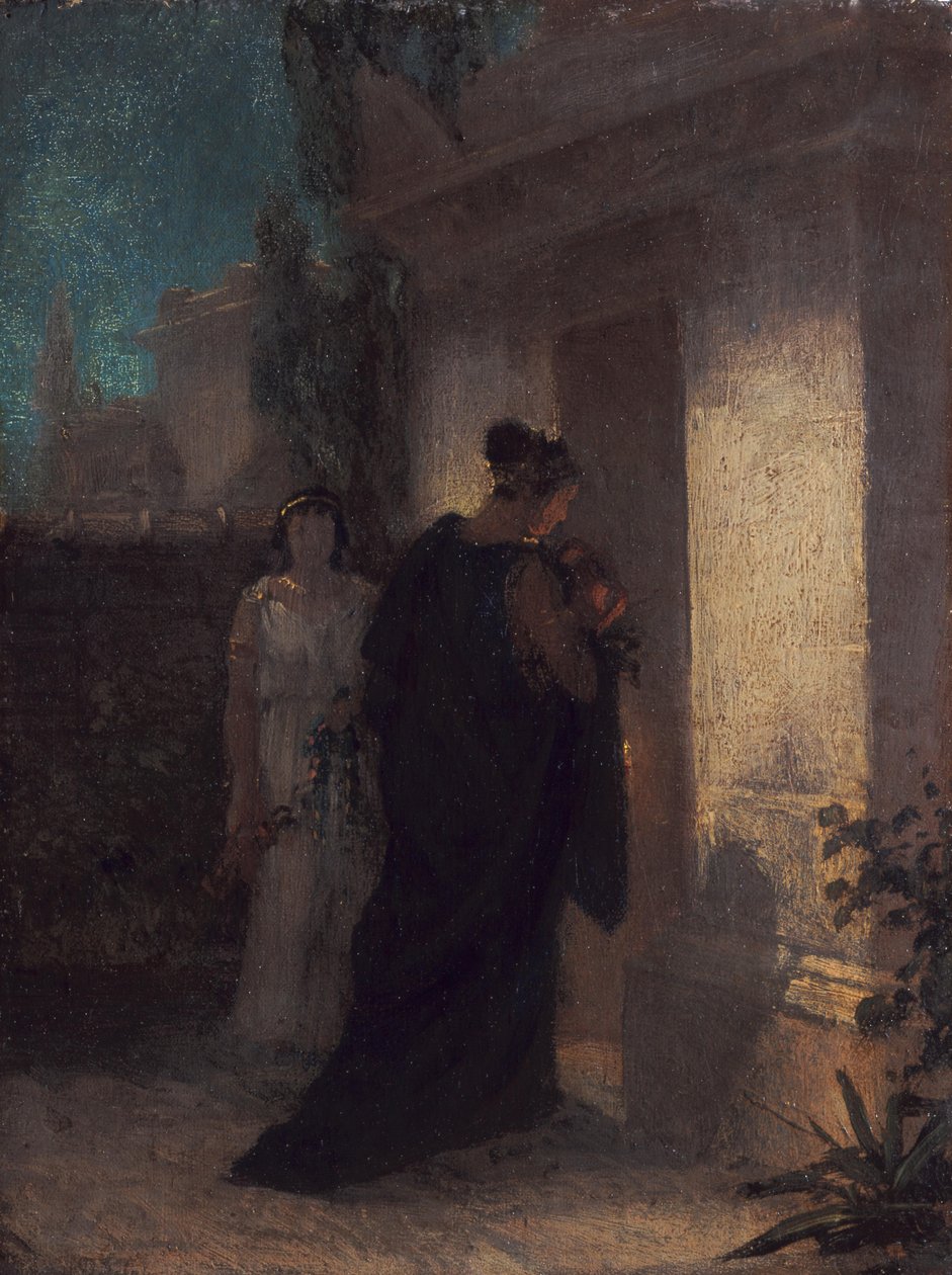 Suruva nainen (Antigone) tekijältä Anselm Feuerbach