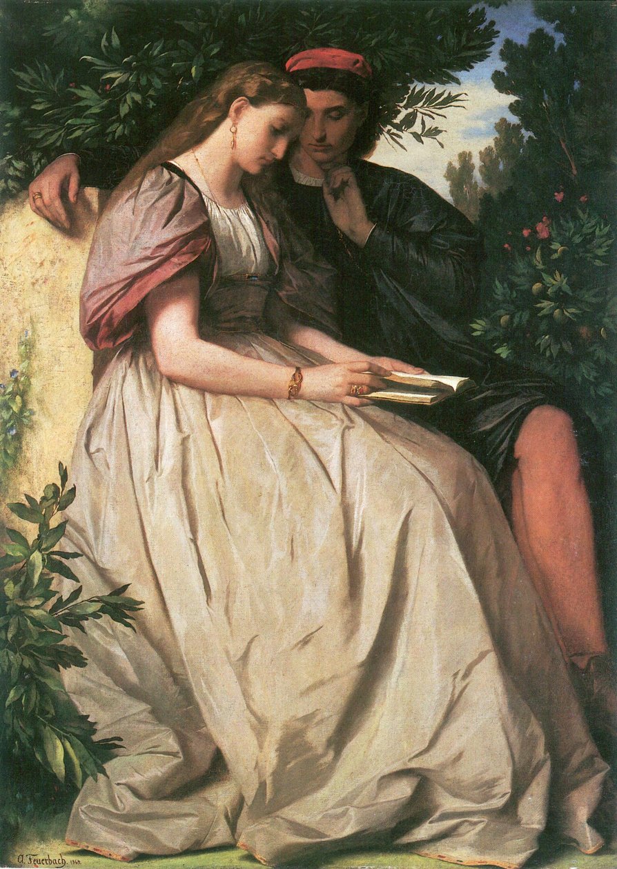 Paolo ja Francesca tekijältä Anselm Feuerbach
