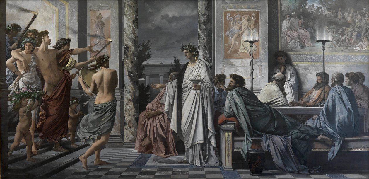 Platonin symposium tekijältä Anselm Feuerbach