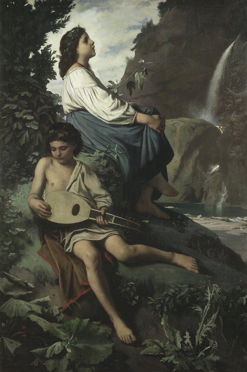Muisto Tivolista tekijältä Anselm Feuerbach