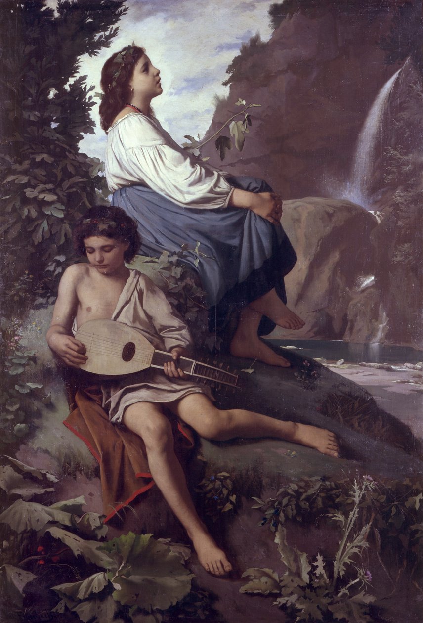 Muisto Tivolista tekijältä Anselm Feuerbach