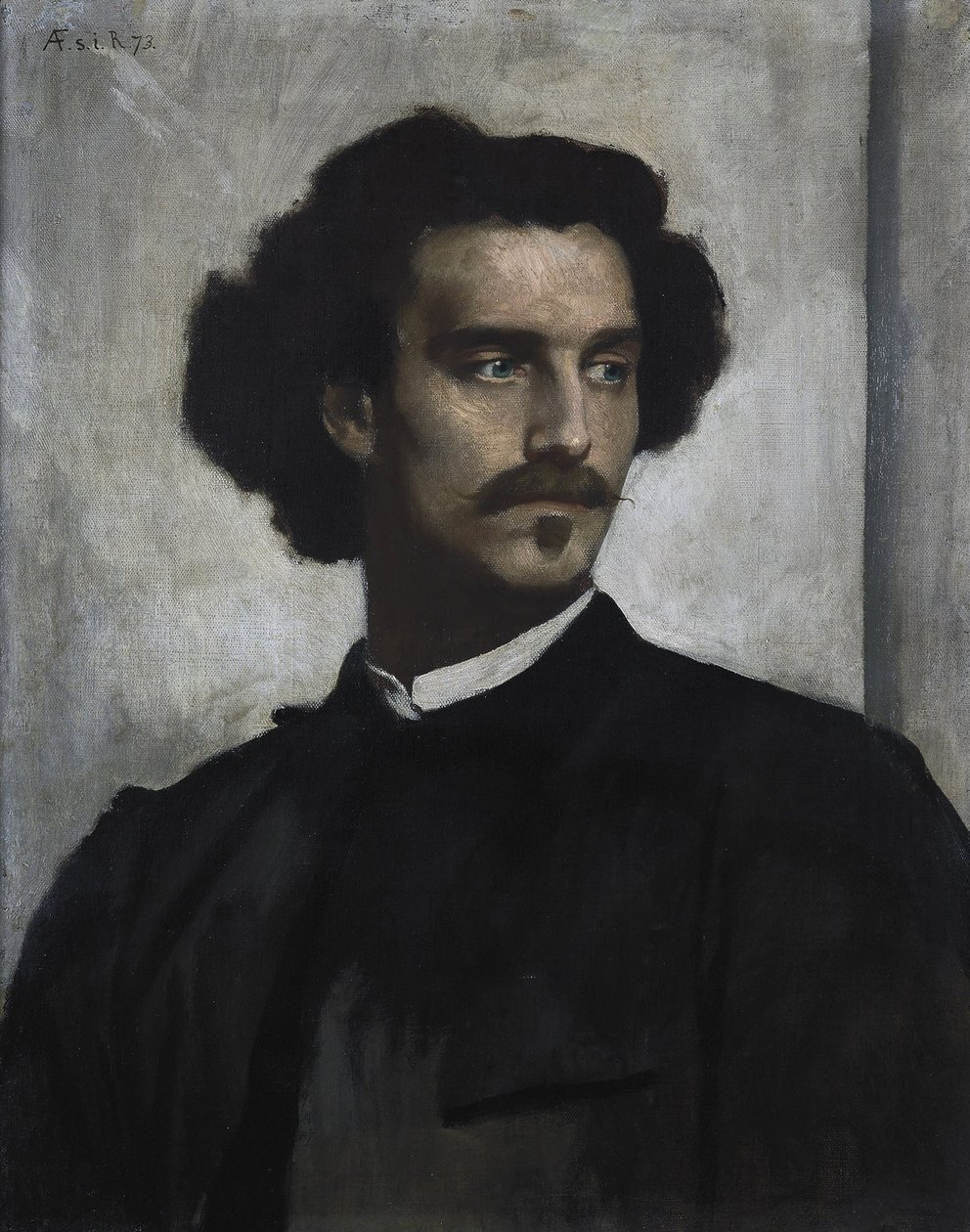 Omakuva, 1873 tekijältä Anselm Feuerbach