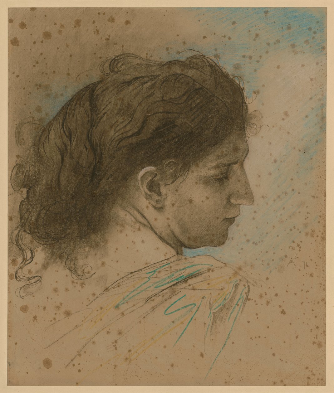 Naisen päätutkielma tekijältä Anselm Feuerbach