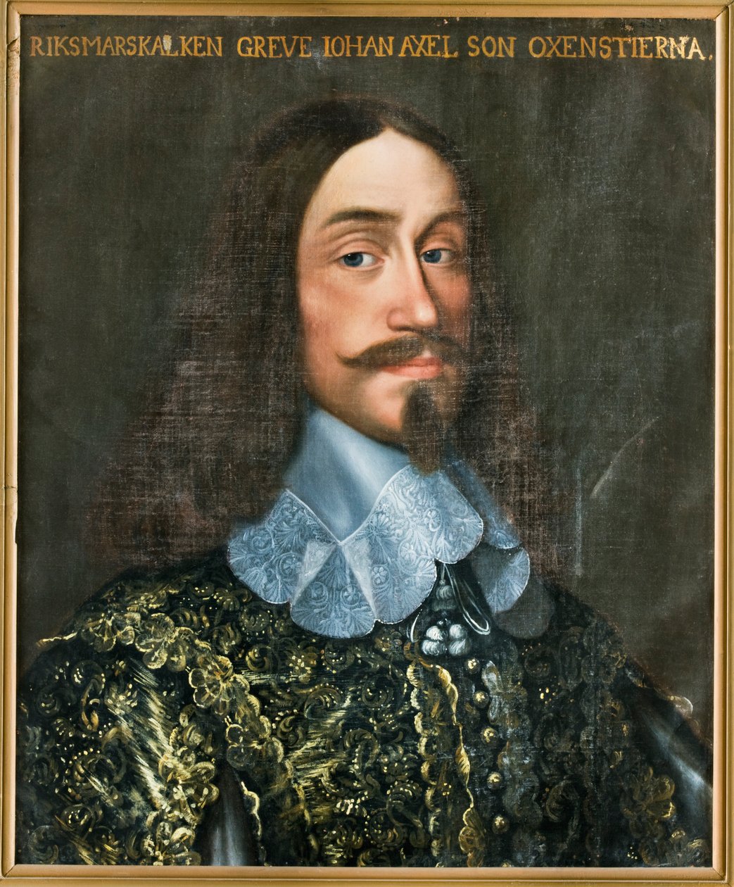 Kreivi Johan Axelsson Oxenstiernan muotokuva 1611-1657. tekijältä Anselm van Hulle