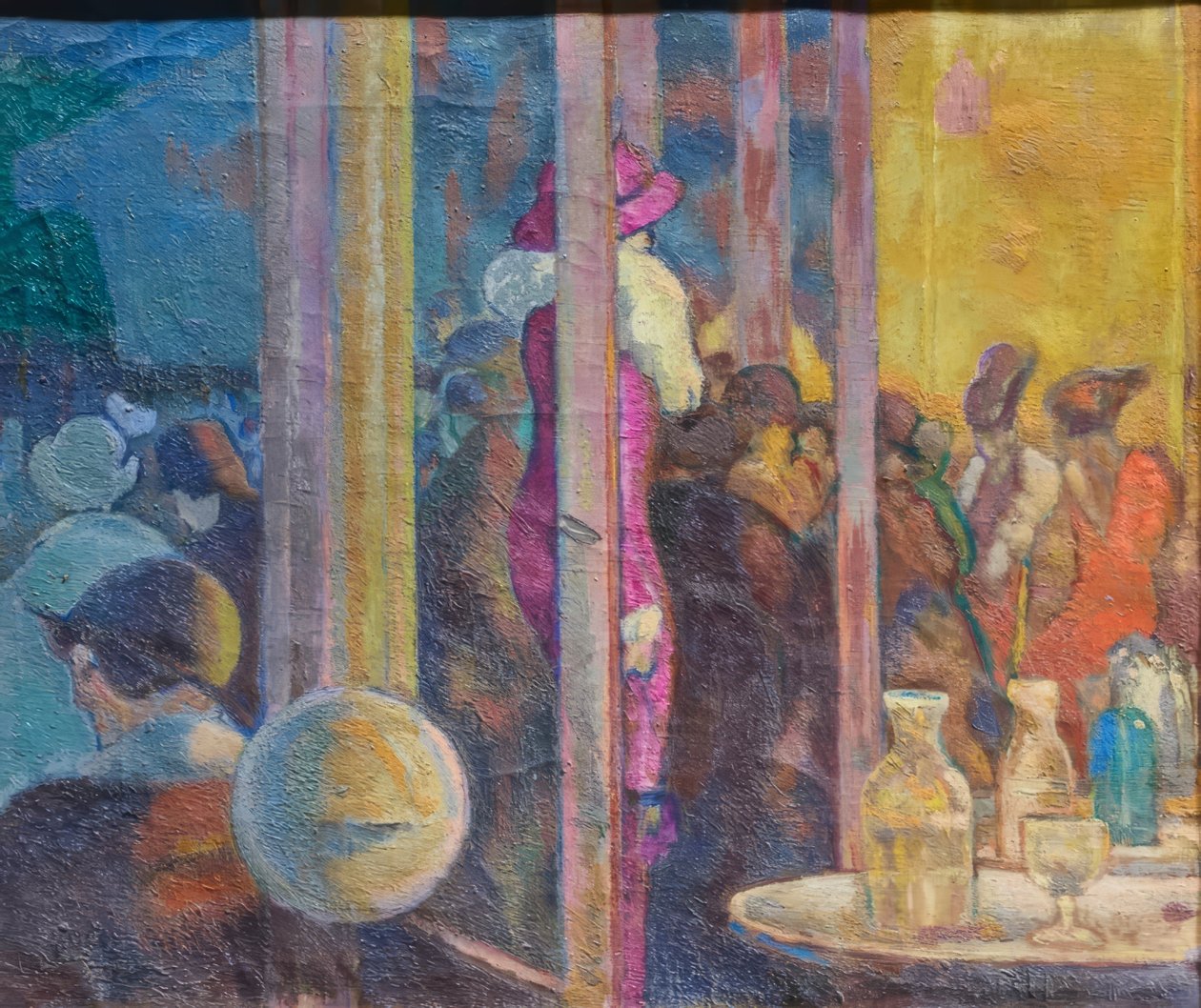 Café Cyrano tekijältä Anselmo Bucci