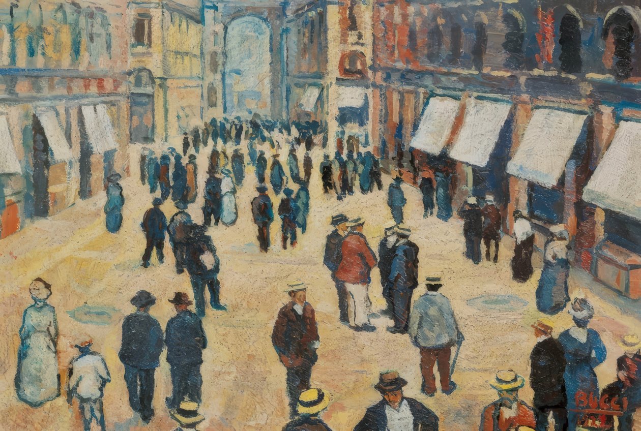 Milano-galleria tekijältä Anselmo Bucci