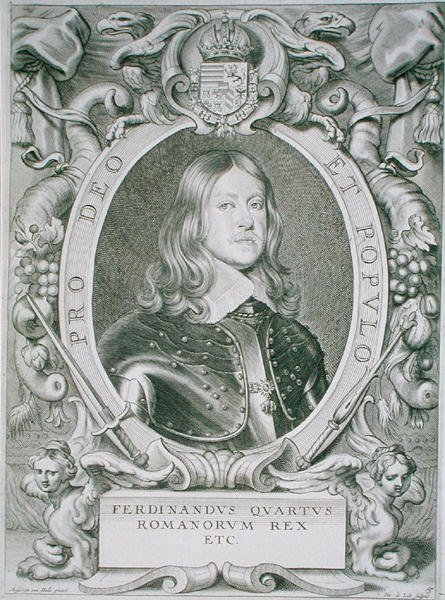 Ferdinand IV, Petrus de Ioden kaiverruksesta "Portraits des Hommes Illustres", julkaistu 1706 (kaiverrus). tekijältä Anselmus van (after) Hulle