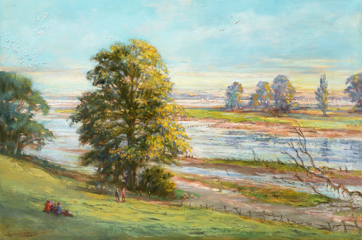 Martlesham Creek lähellä Woodbridgeä, Suffolk tekijältä Anthea Durose