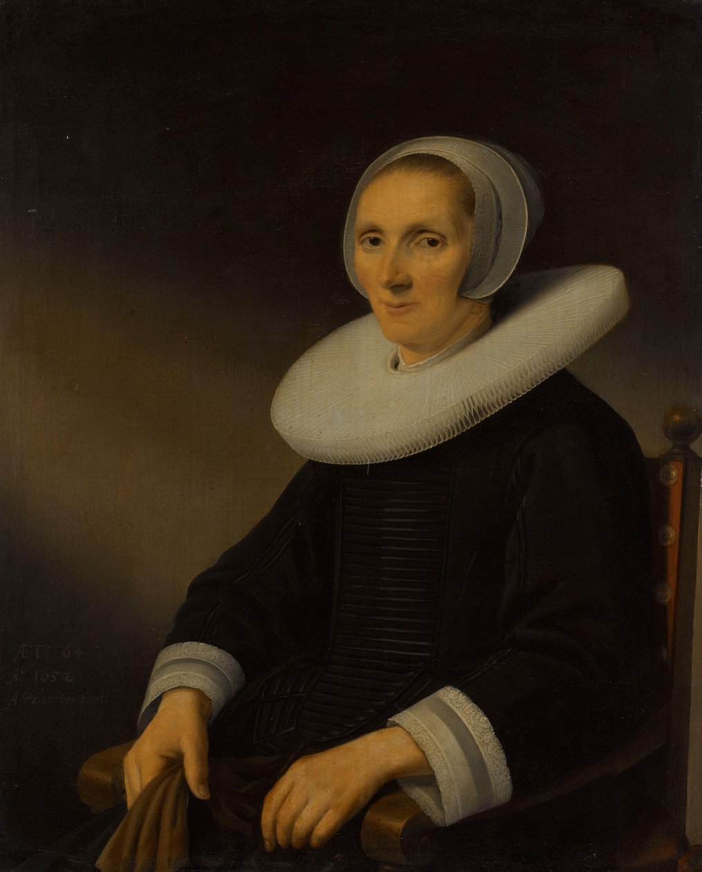 Naisen muotokuva, luultavasti Jacobmina de Grebber (?-1666) tekijältä Anthonie Palamedesz