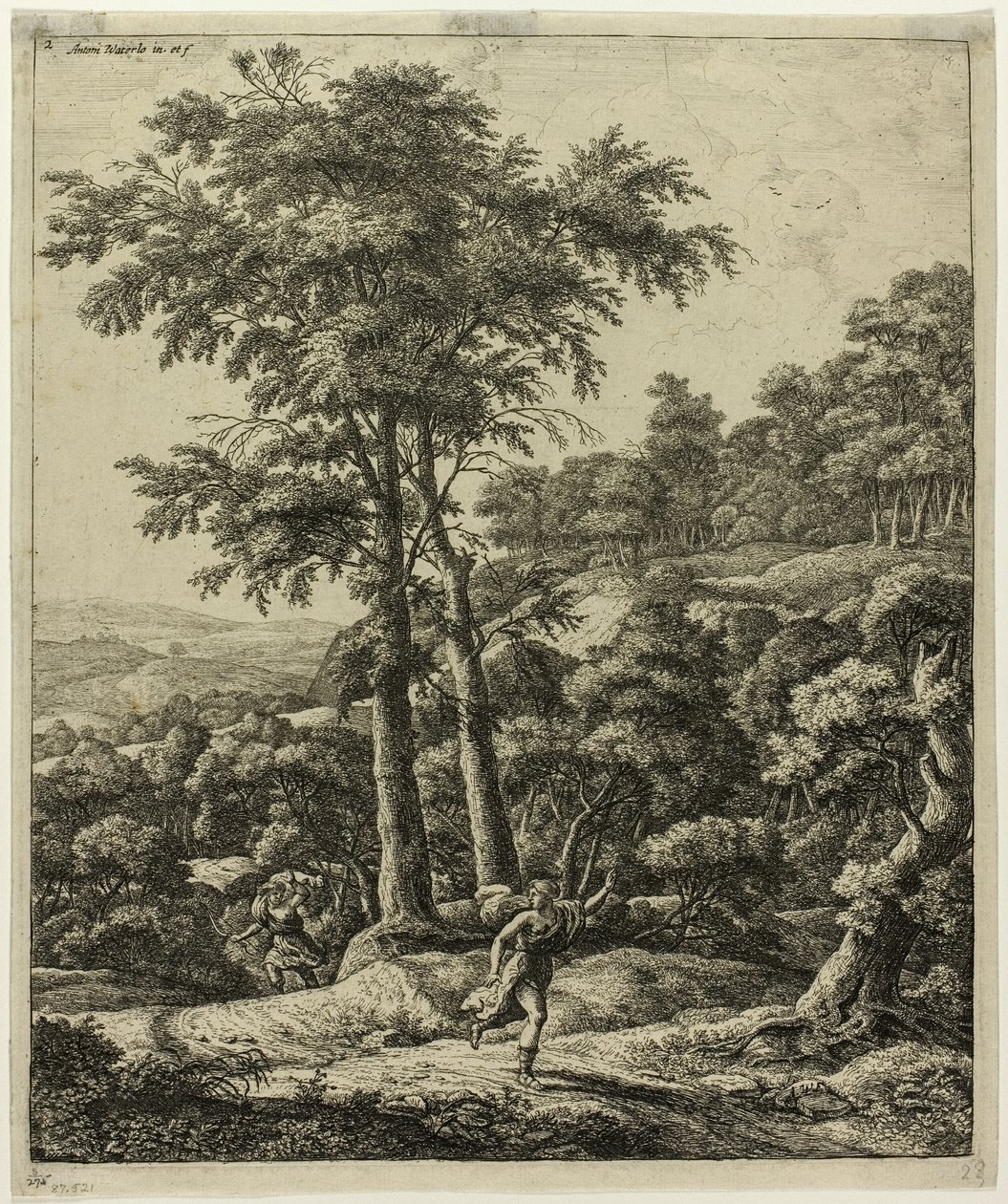 Apollo ja Daphne tekijältä Anthonie Waterloo