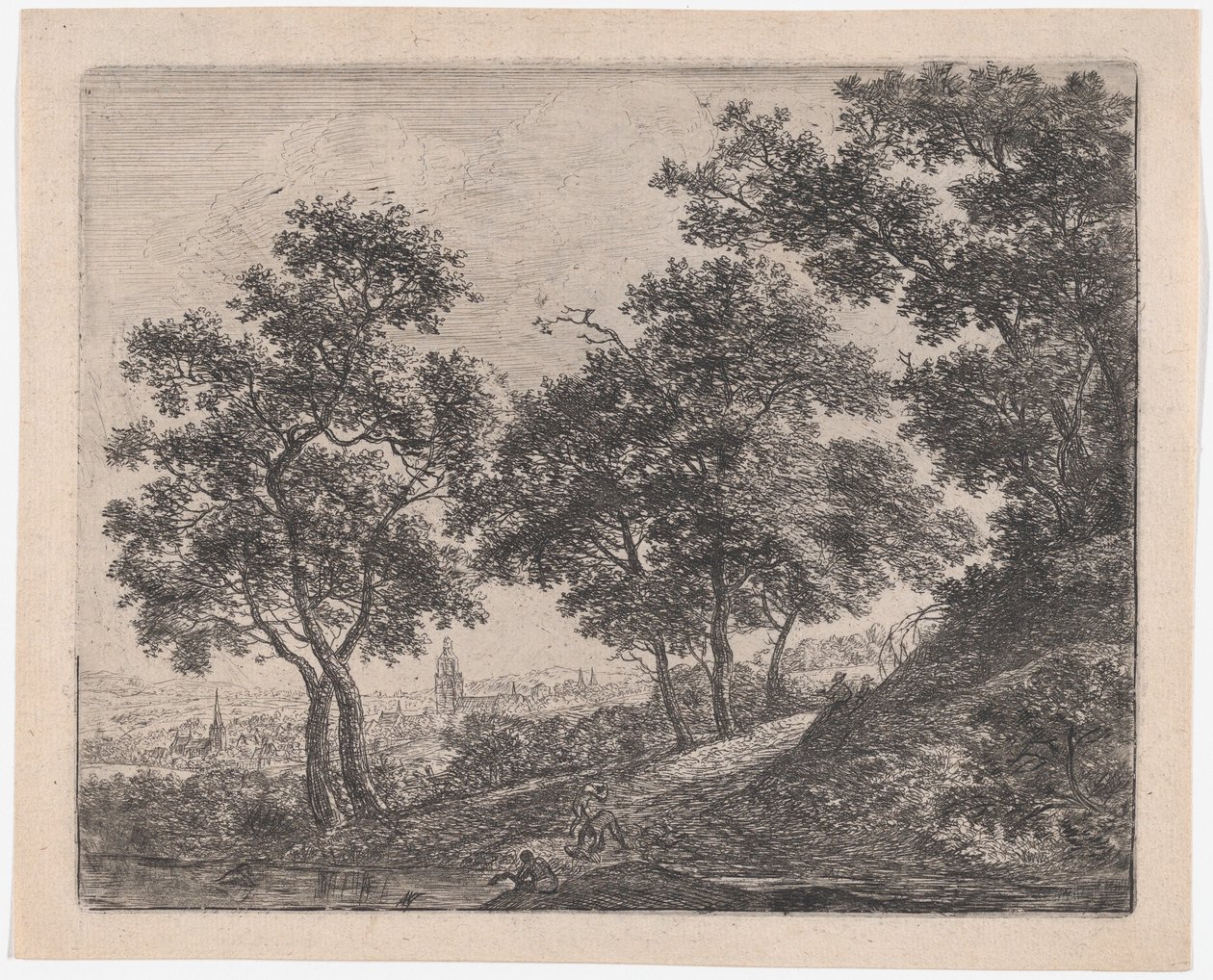 Uimarit, 1600-luku. tekijältä Anthonie Waterloo