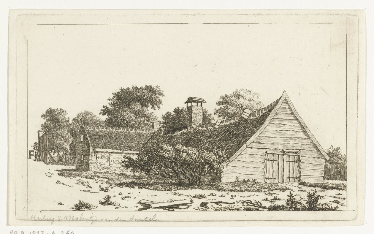 Herberg het Molentje aan de Amstel (otsikko esineessä) tekijältä Anthonie van den Bos