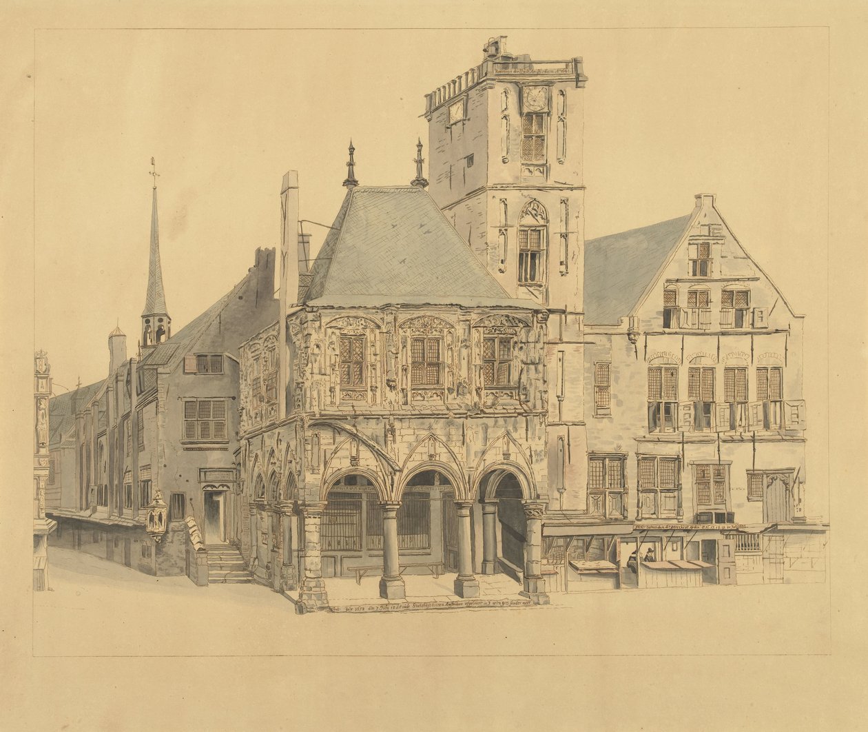 Amsterdamin vanha kaupungintalo, 1641 tekijältä Anthonie van den Bos