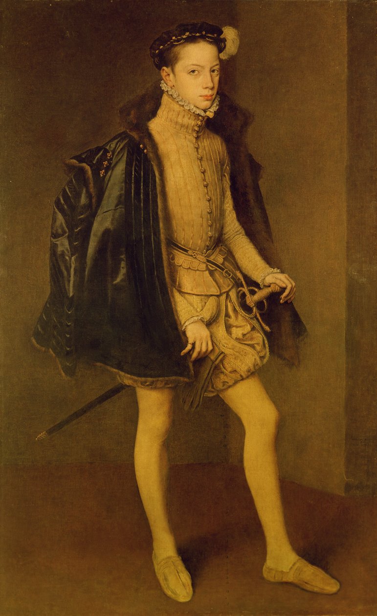Parman herttua Alexander Farnesen (1545-1592) muotokuva tekijältä Anthonis van Dashorst Mor