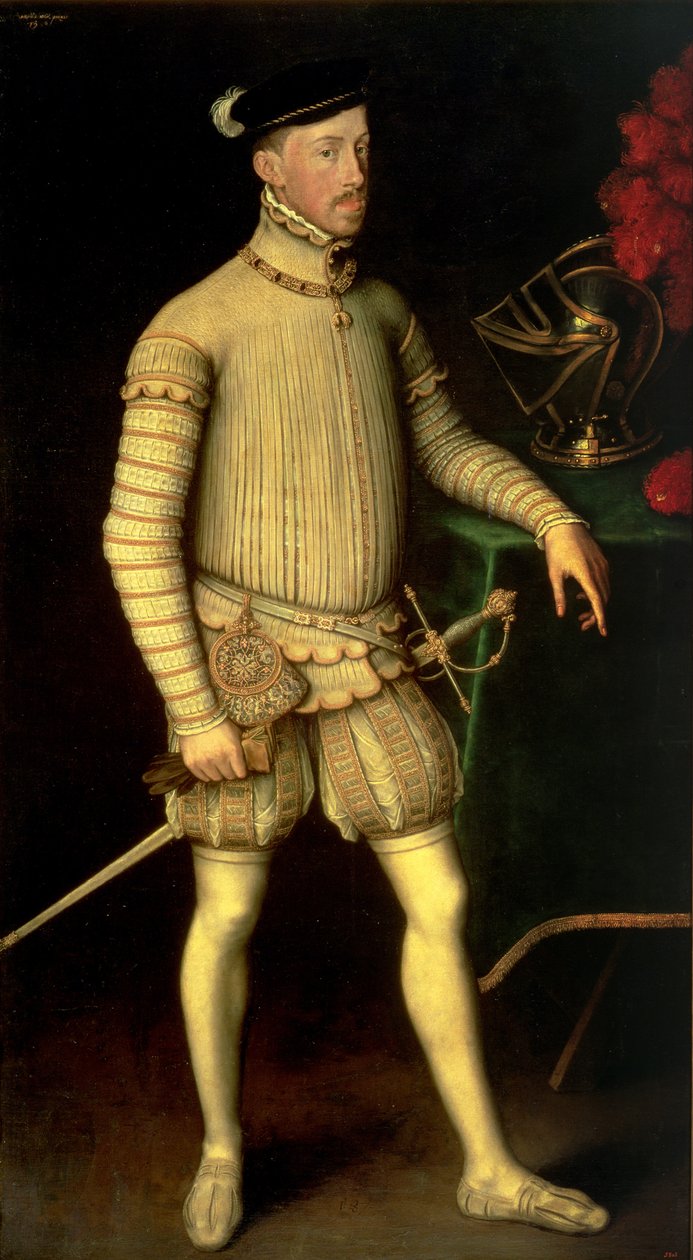Keisari Maximilian II:n (1527-76) muotokuva 1557 tekijältä Anthonis van Dashorst Mor