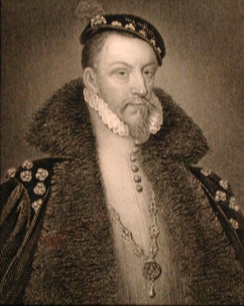 Sussexin kolmannen jaarlin Thomas Radcliffen (n. 1525-83) muotokuva "Lodge