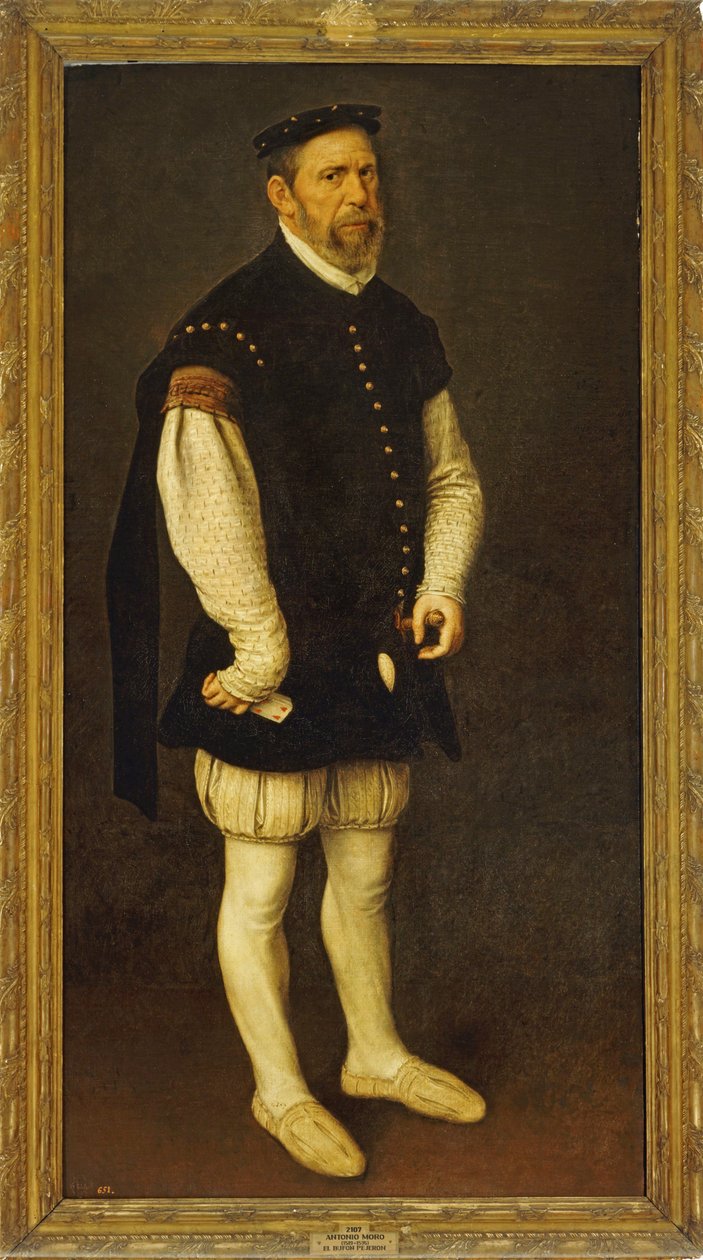 Pejeron, hovinarri ... tekijältä Anthonis van Dashorst (c.1519 1576/77) Mor