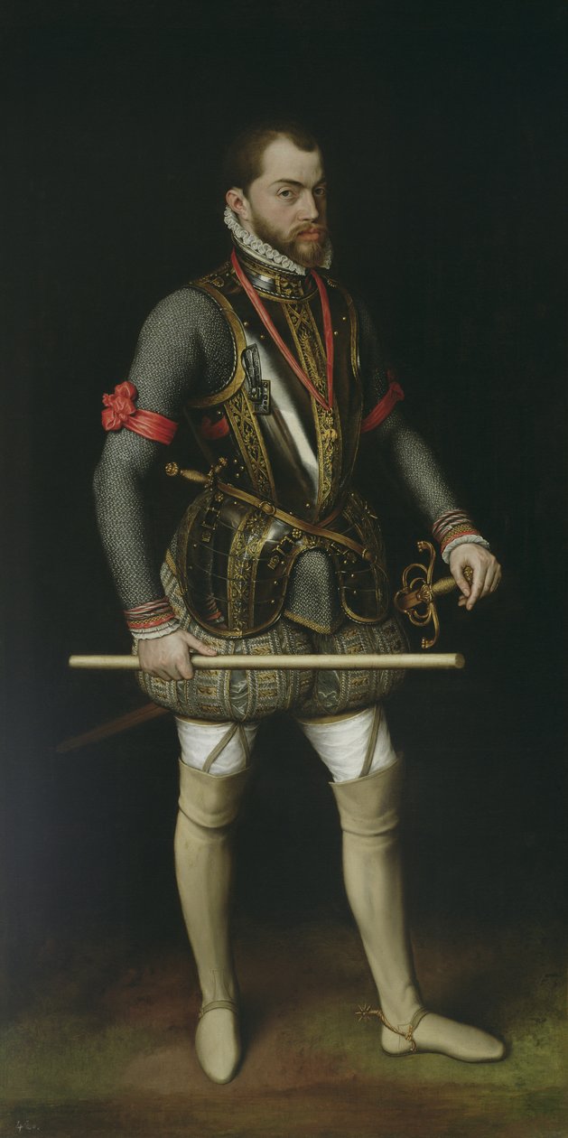 Filippus II (1527-1598) Espanjasta tekijältä Anthonis van Dashorst Mor