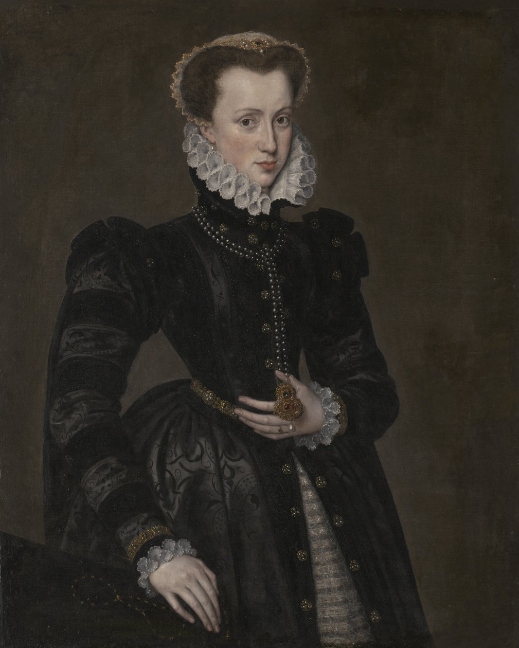 Hovinrouvan muotokuva, 1560-70 tekijältä Anthonis van Dashorst Mor