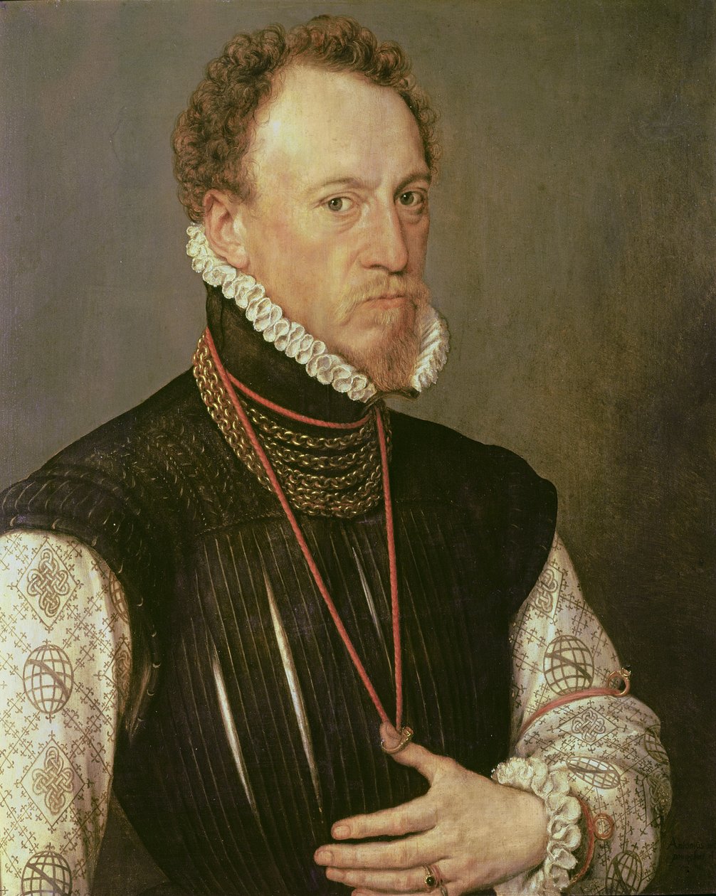 Sir Henry Lee (1533-1611), 1568 (paneeli) tekijältä Anthonis van Dashorst Mor