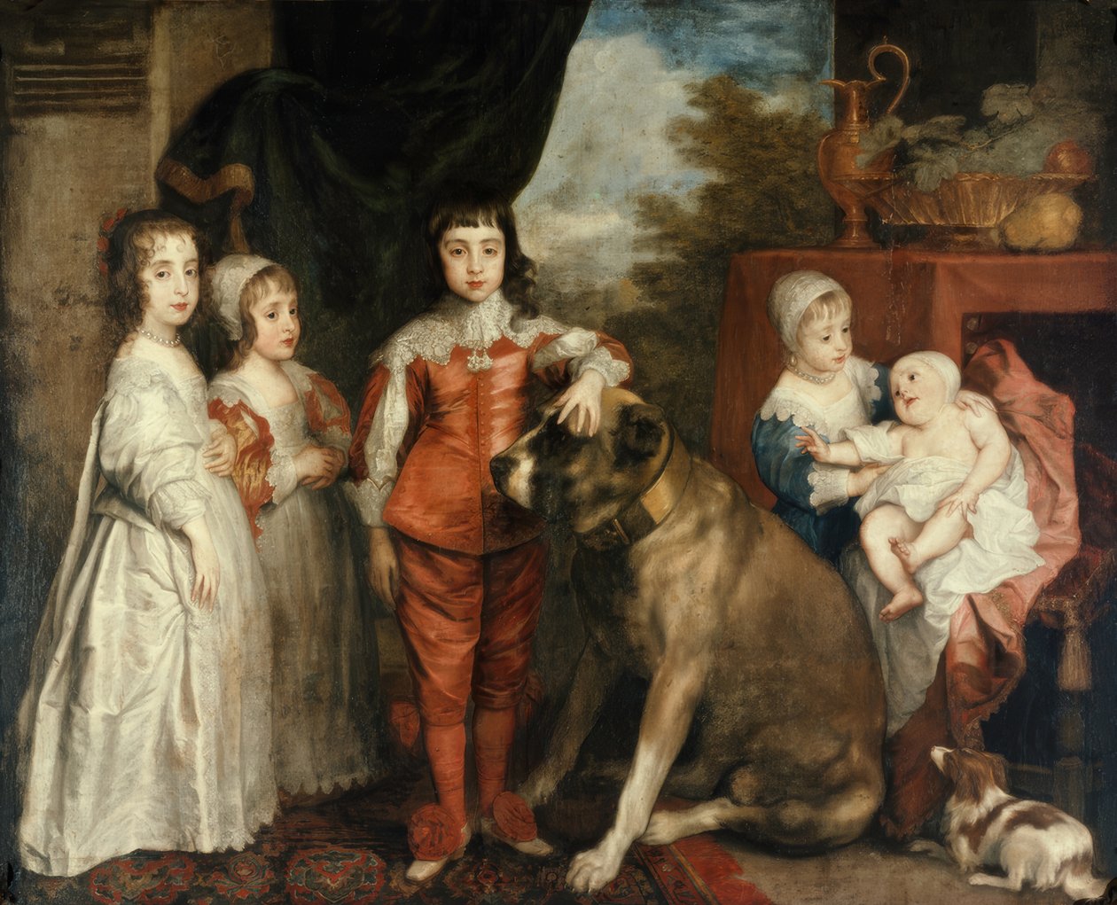 Englannin Kaarle I:n lapset tekijältä Anthony van Dyck