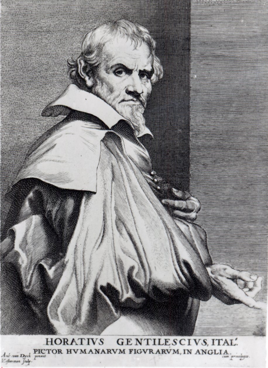 Orazio Gentileschi, van Dyckin "Ikonografiasta", kaivertanut Lucas Vorsterman tekijältä Anthony van Dyck