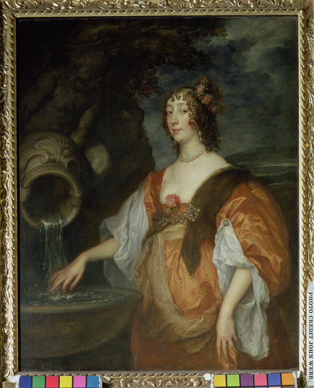 Lucy Percy, Carlislen kreivitär (1599-1660) muotokuva n. 1637-40 tekijältä Anthony van Dyck