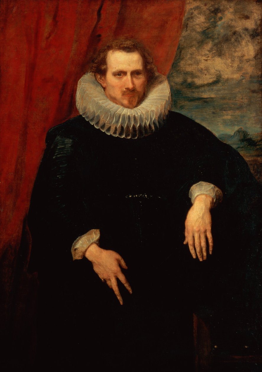 Miehen muotokuva (katso myös 124366) tekijältä Anthony van Dyck
