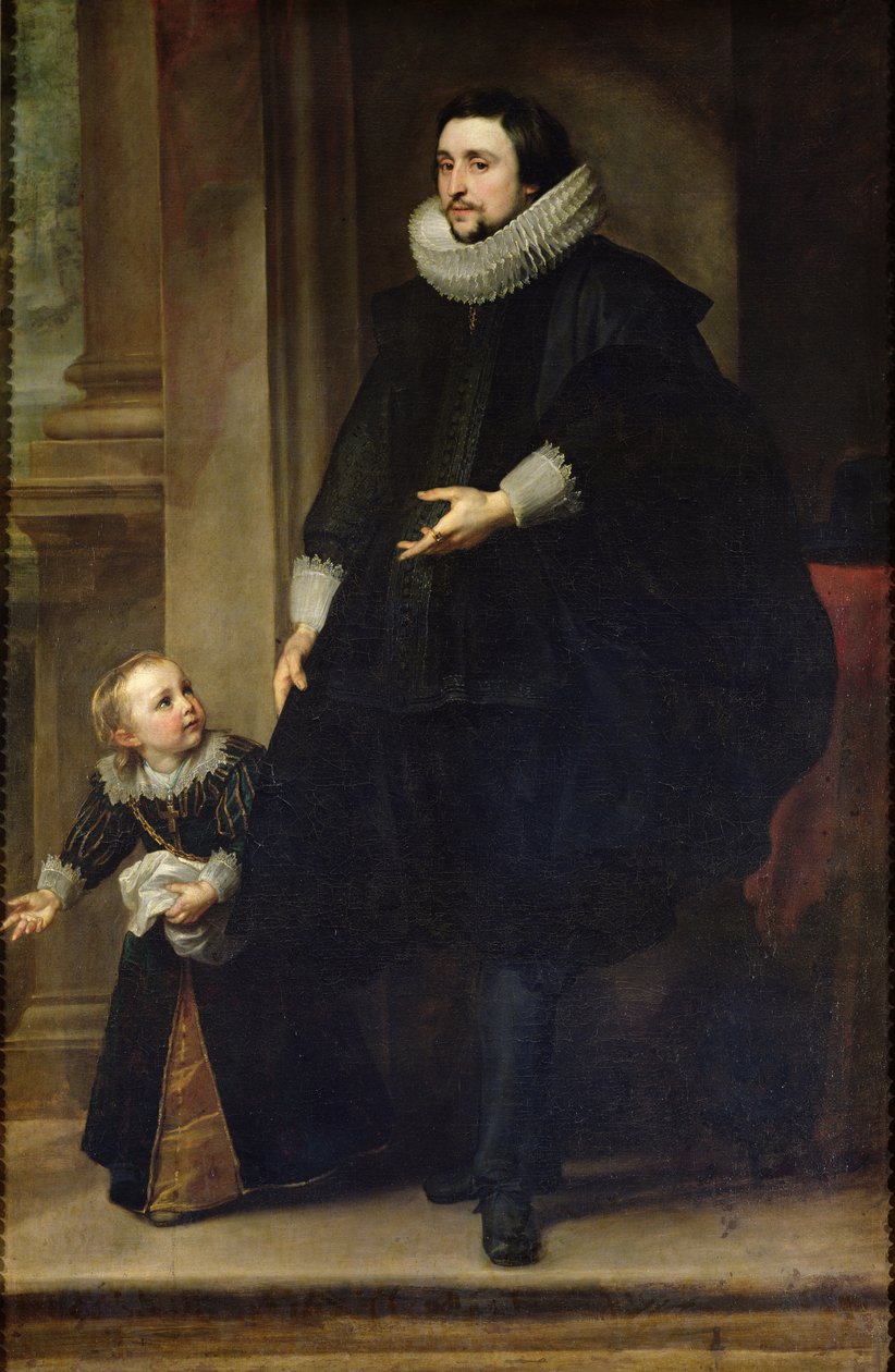 Muotokuva aatelismiehestä ja hänen lapsestaan tai muotokuva Rubensin veljestä tekijältä Anthony van Dyck