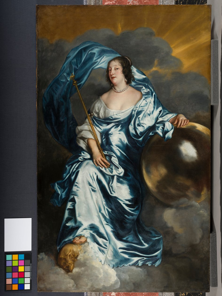 Rachel de Ruvigny, Southamptonin kreivitär "Onni", n. 1638 tekijältä Anthony van Dyck