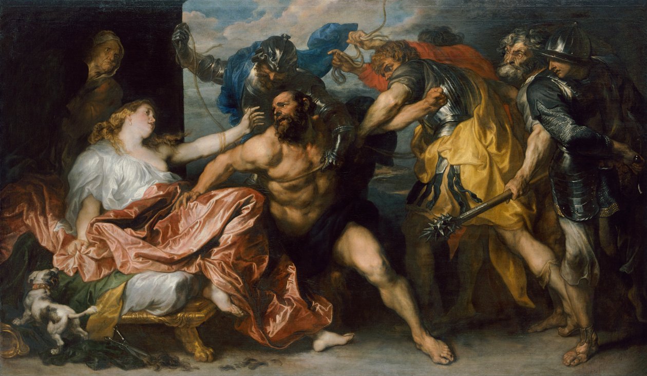 Simson ja Delila tekijältä Anthony van Dyck