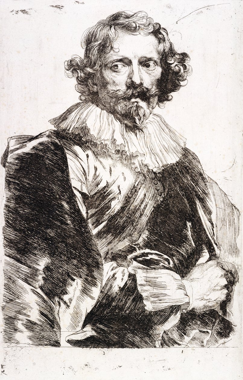 T.854 Lucas Vorstermanin muotokuva, n. 1631 tekijältä Anthony van Dyck