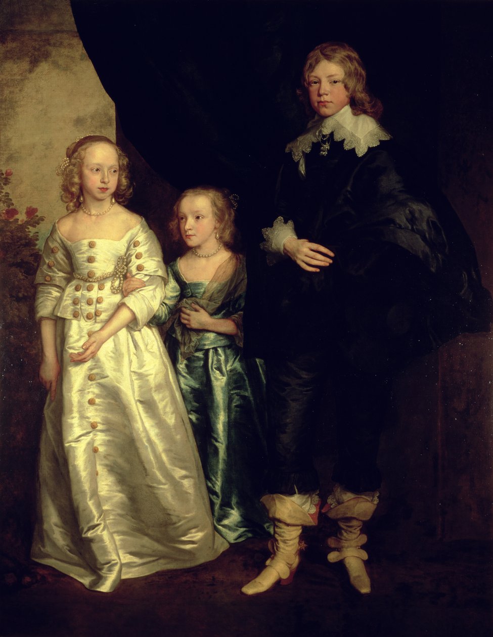 Straffordin ensimmäisen jaarlin Thomas Wentworthin lapset, 1600-luku tekijältä Anthony van Dyck
