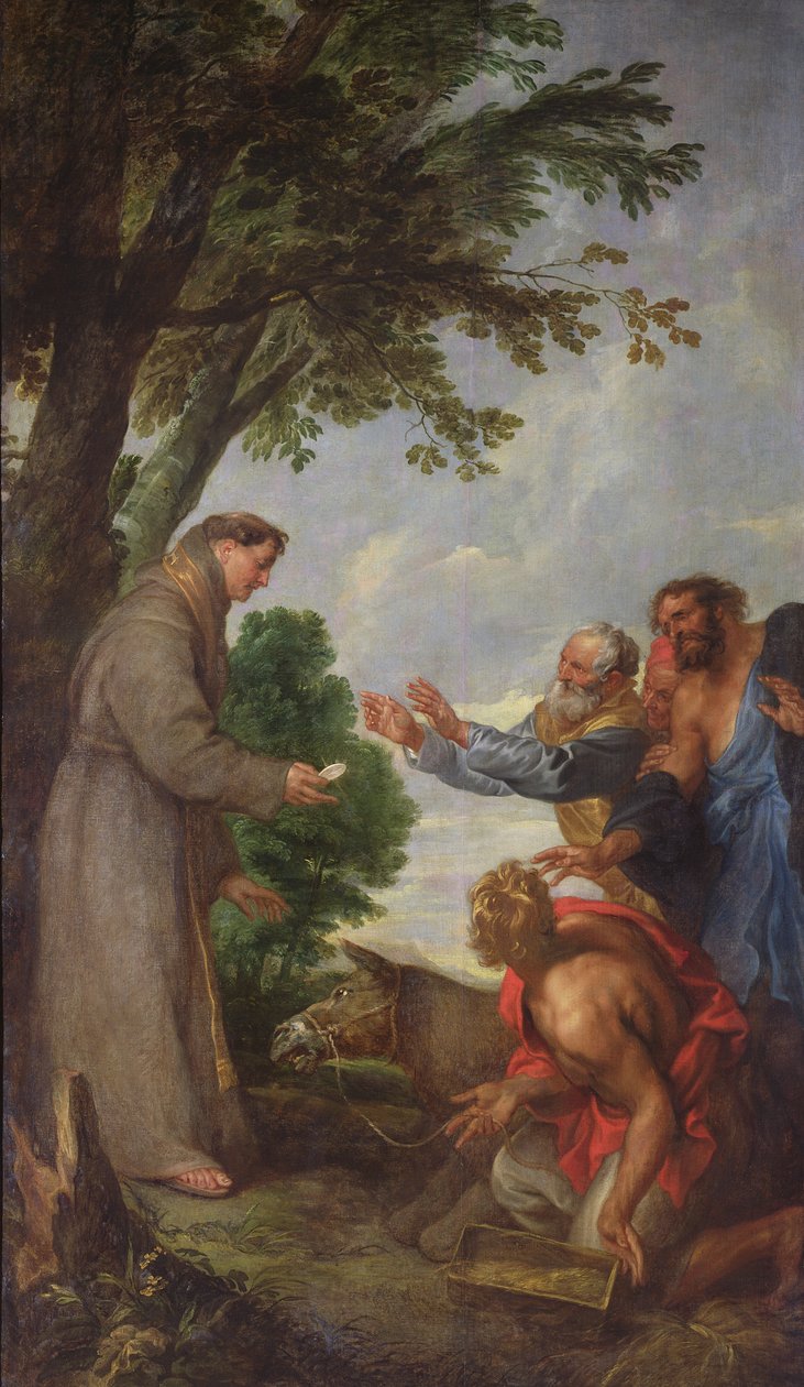 Legenda muulista ja Padovan pyhästä Antoniuksesta. 1627-32 tekijältä Anthony van Dyck