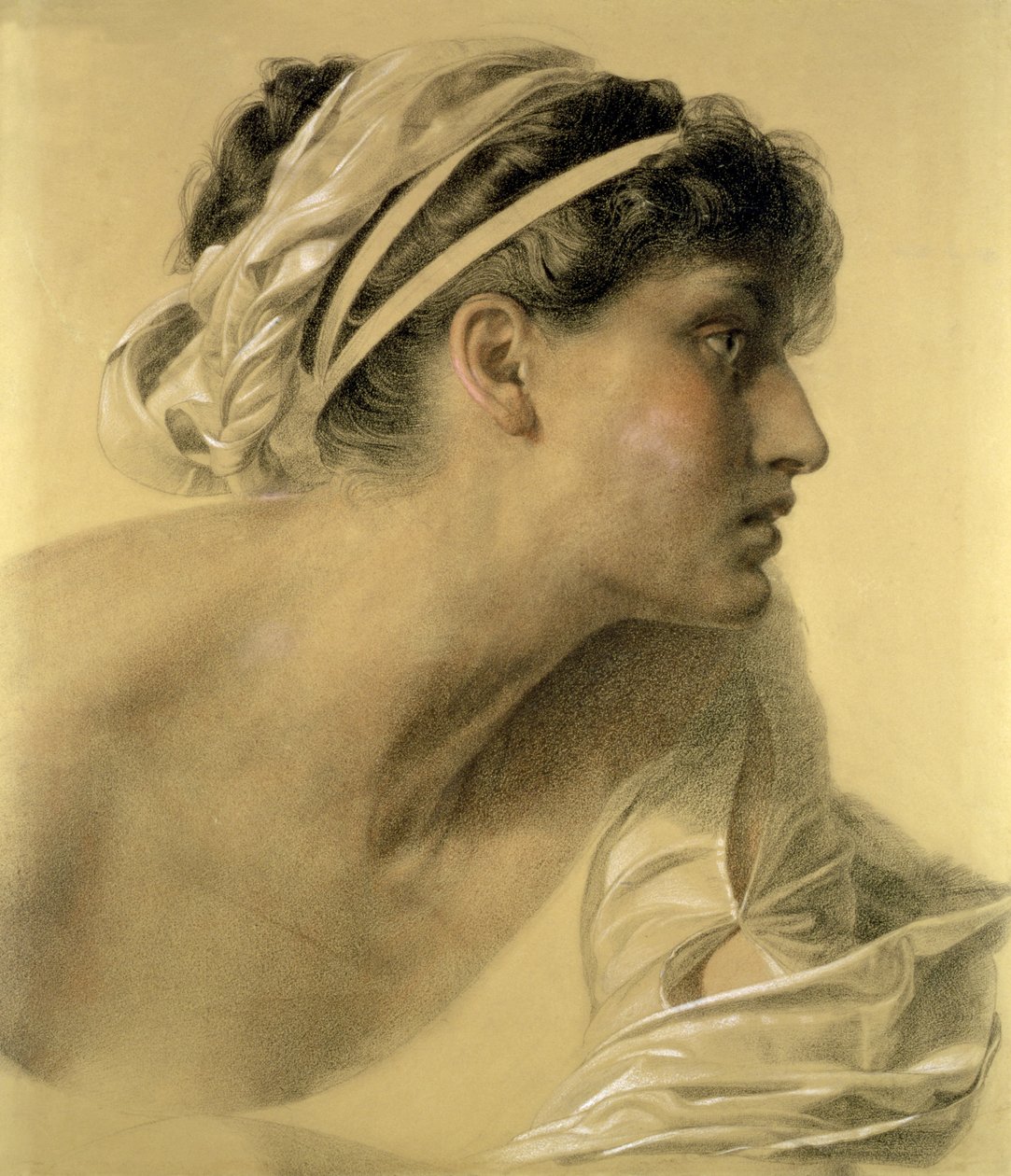 Penelope, 1878 (värillinen liitu paperille) tekijältä Anthony Frederick Augustus Sandys