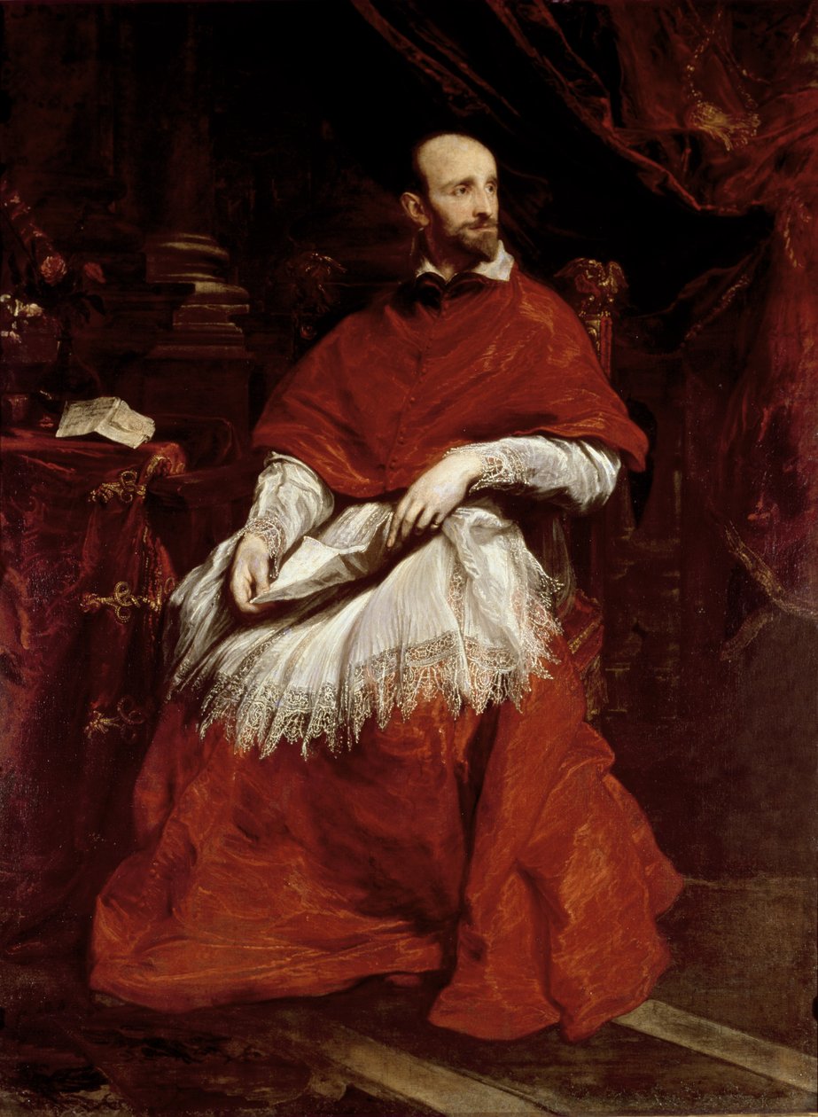 Kardinaali Guido Bentivoglio (1579-1644) tekijältä Anthony van Dyck