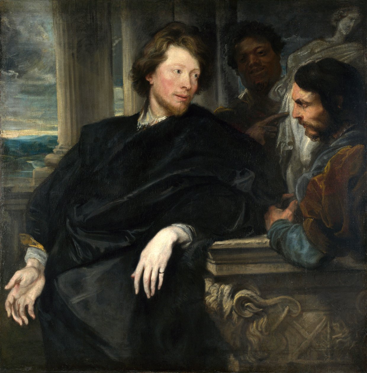George Gage kahden miehen ja Thom Yorken kanssa tekijältä Anthony van Dyck