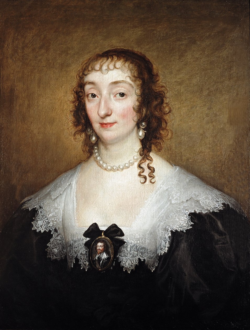Katherine Manners, Buckinghamin herttuatar, noin 1633. tekijältä Anthony van Dyck