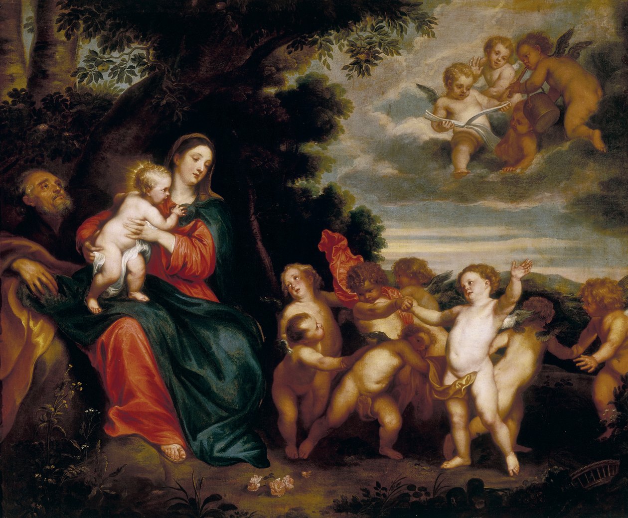 Lepo Egyptin lennon aikana tekijältä Anthony van Dyck