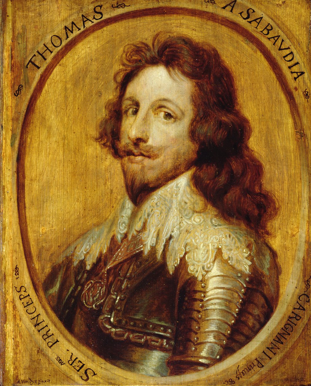 Tuomas Savoylainen (1597-1656) Carignanin prinssi tekijältä Anthony van Dyck