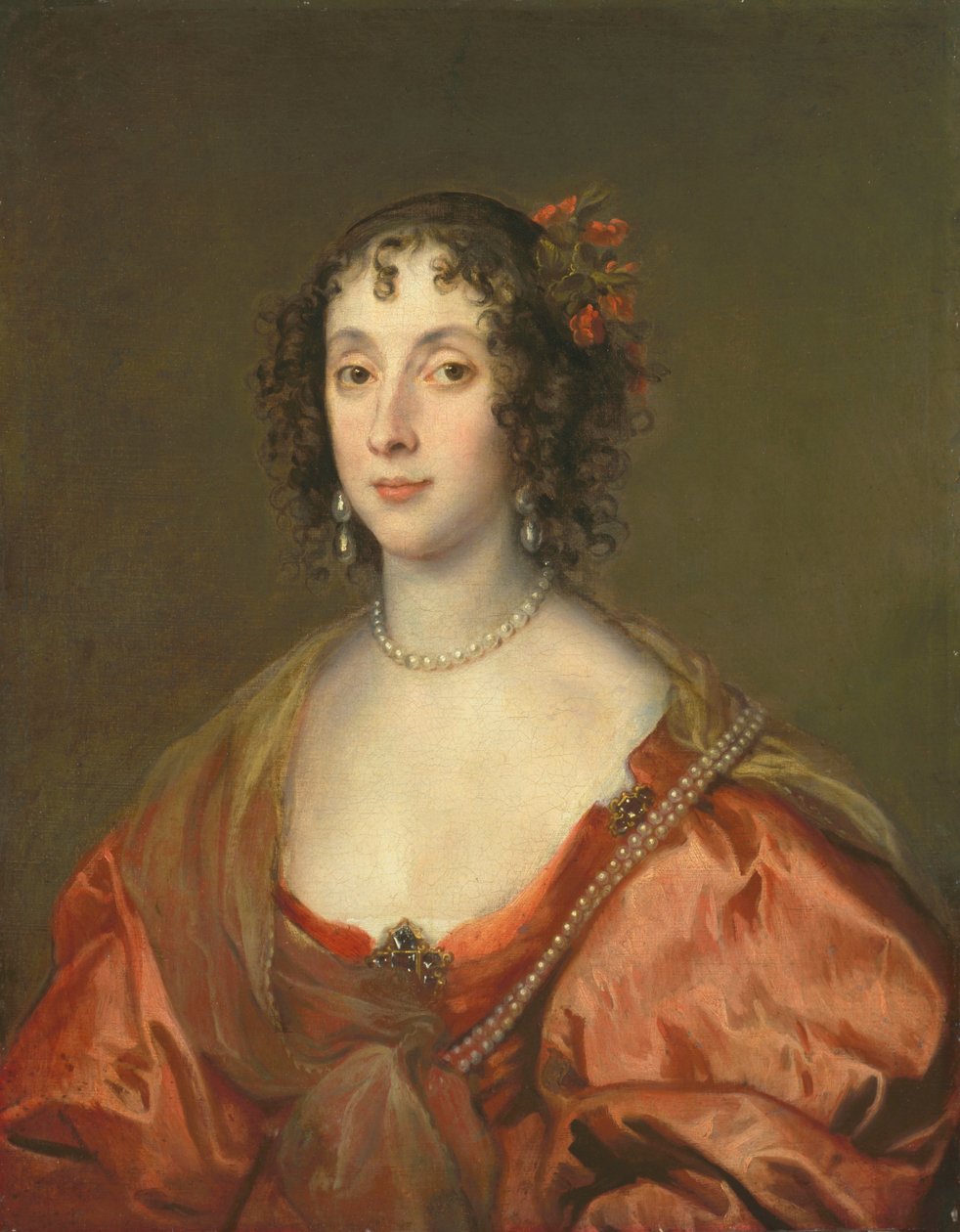 Tuntematon nainen, n. 1639 tekijältä Anthony van Dyck