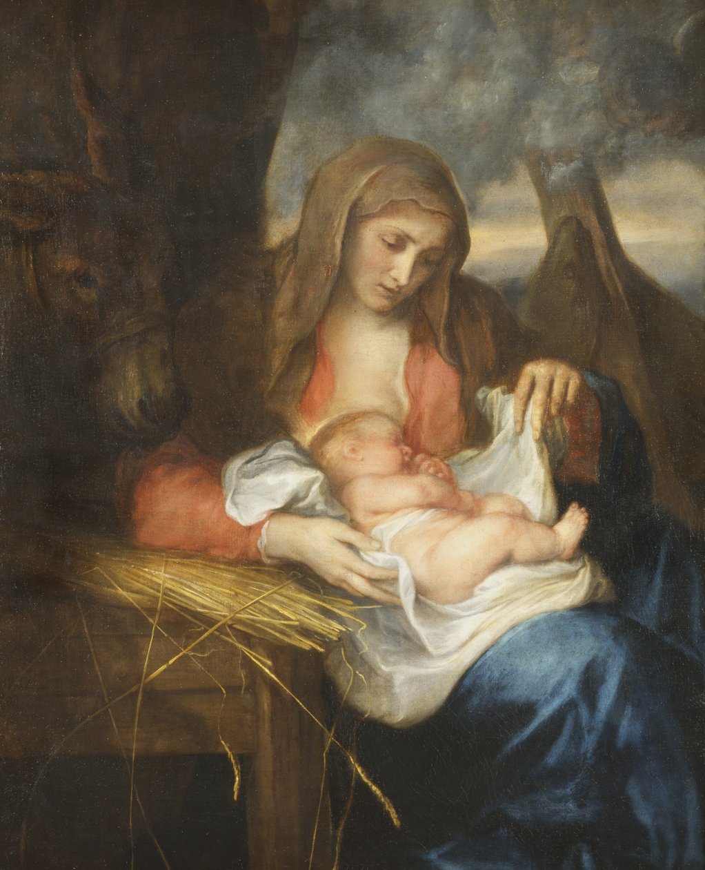 Neitsyt ja lapsi tekijältä Anthony van Dyck